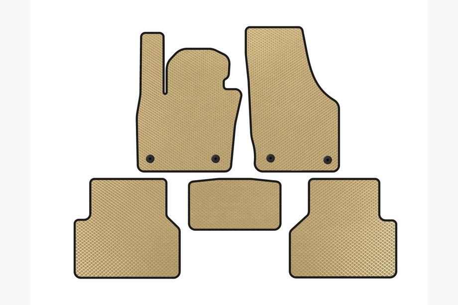 Audi Q3 2011-2019 Tappetini EVA (Beige) Image