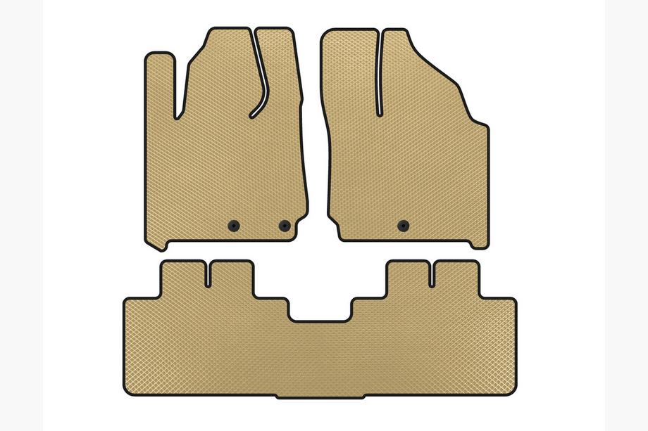 Cadillac SRX 2010-2016 Tappetini EVA (Beige) Image