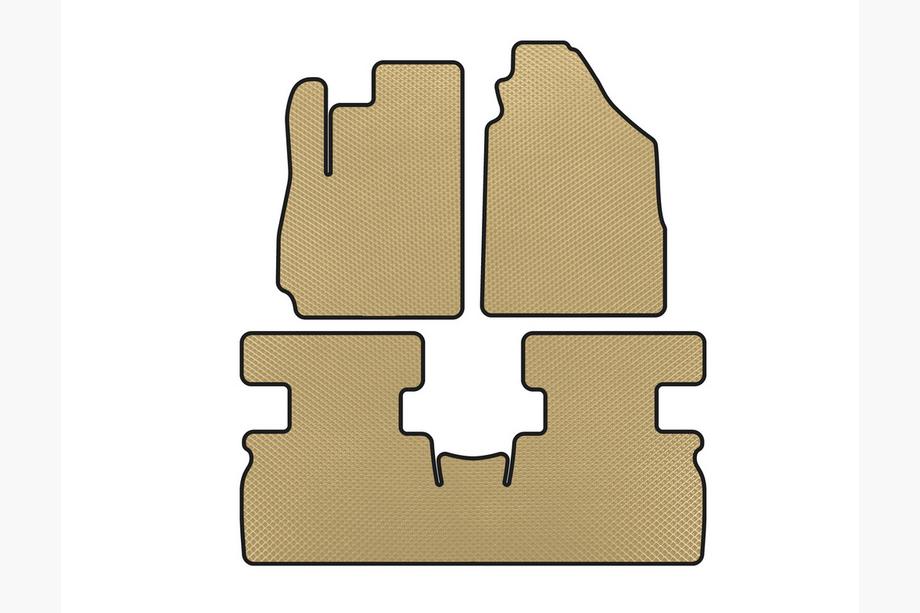 Jetour X70 2018- Tappetini EVA (2 File, Beige) Image