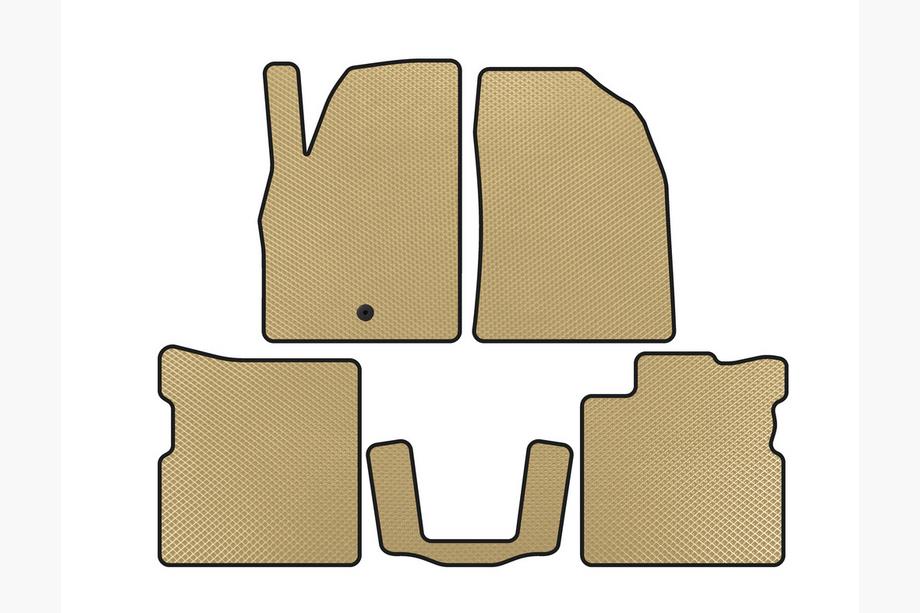 Chevrolet HHR 2005-2011 Tappetini EVA (Beige) Image