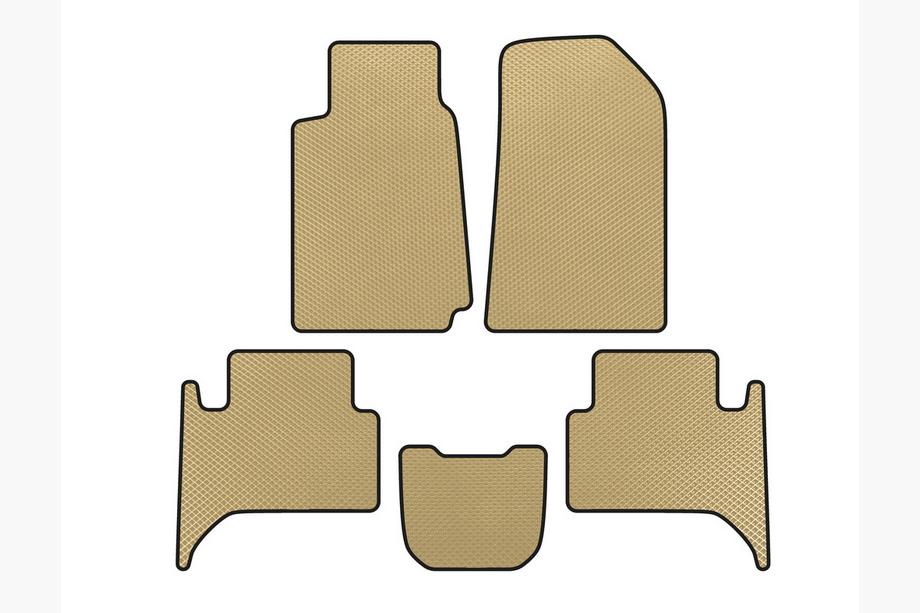 Chevrolet Trailblazer 2012-2019 Tappetini EVA (2 File, Beige) Image