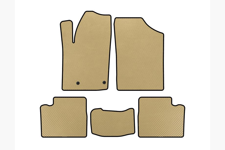 Citroen Berlingo 1996-2008 Tappetini EVA (Beige) Image