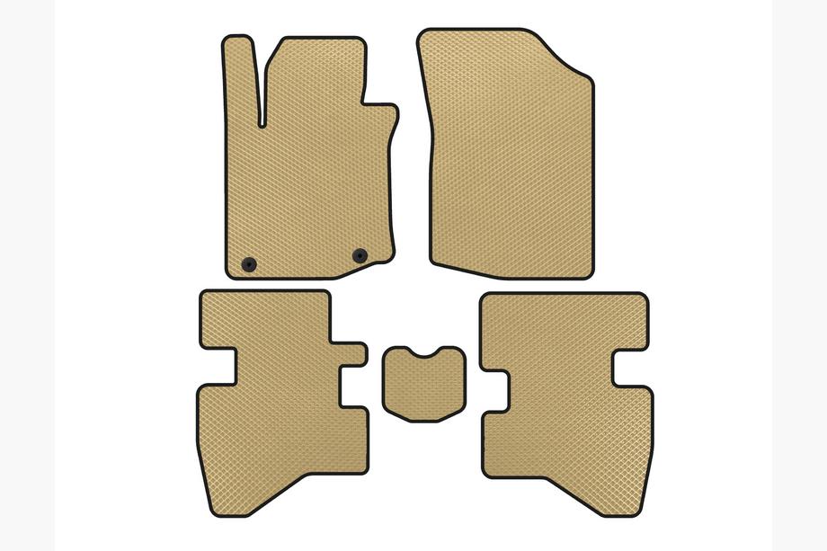 Citroen C-1 2005-2014 Tappetini EVA (HB, Beige) Image