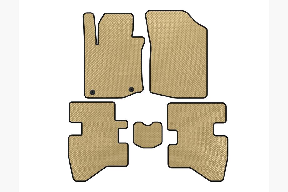 Citroen C-1 2014-2021 Tappetini EVA (HB, Beige) Image