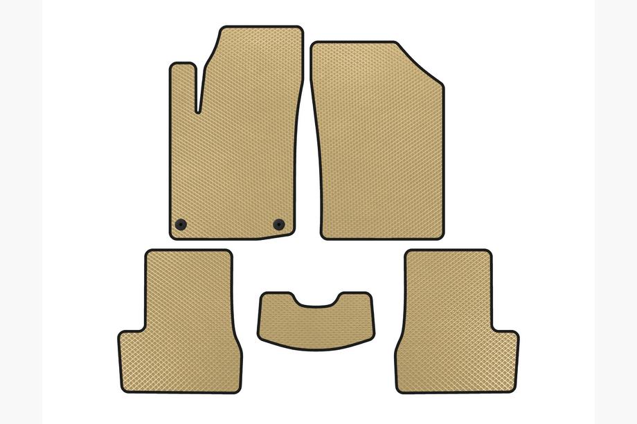 Citroen C-3 2009–2016 Tappetini EVA (HB, Beige) Image
