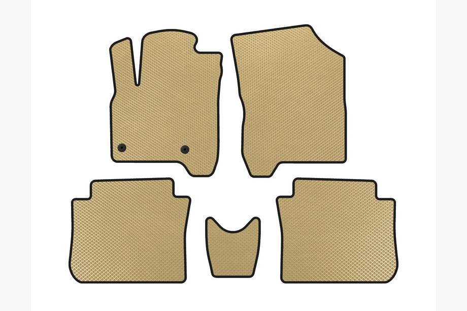 Citroen C-3 Picasso 2010-2017 Tappetini EVA (Beige) Image