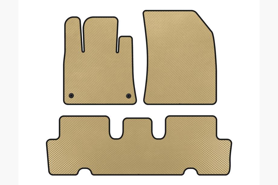 Citroen C-4 Picasso 2013–2022 Tappetini EVA V1 (2 File, Beige) Image