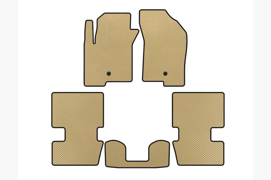 Dodge Caliber 2006-2011 Tappetini EVA (HB, Beige) Image