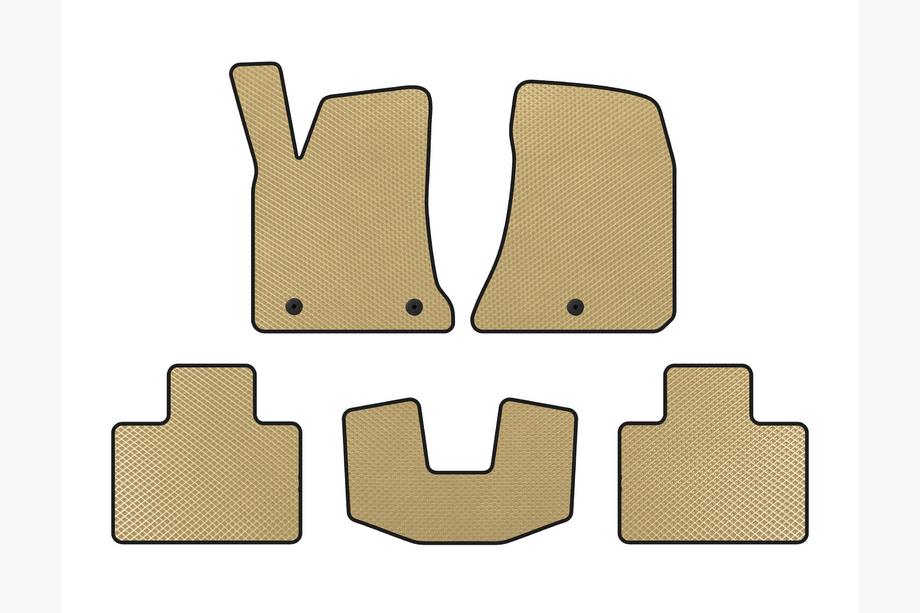 Dodge Charger 2010-2023 Tappetini EVA (2015-2023, SD, Beige) Image