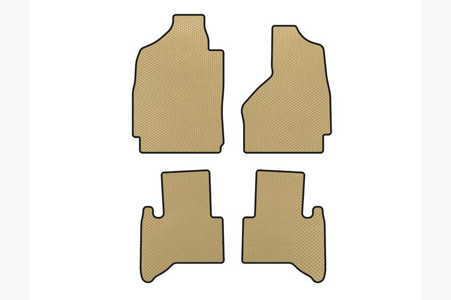 Dodge RAM (DR/DH/D1/DC/DM) 2002–2009 Tappetini EVA (2002-2009, Beige) Image