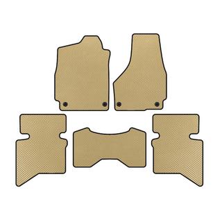 Tappetini EVA (2009+, 5 posti/Doppia Cabina, Beige) Dodge RAM (DS/DJ/D2) 2009–2024