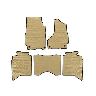 Tappetini EVA (2013+, 5 posti, Beige) Dodge RAM (DS/DJ/D2) 2009–2024