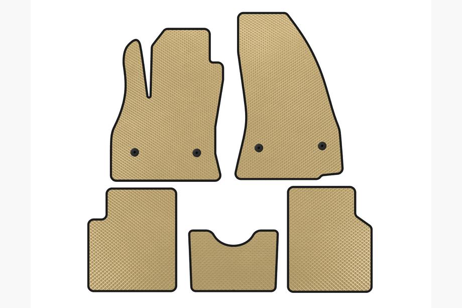 Fiat 500/500L 2013-2022 Tappetini EVA (per 500L, Beige) Image