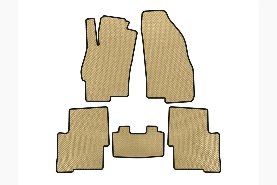 Fiat Linea 2006-2018 Tappetini EVA (SD, Beige) Image