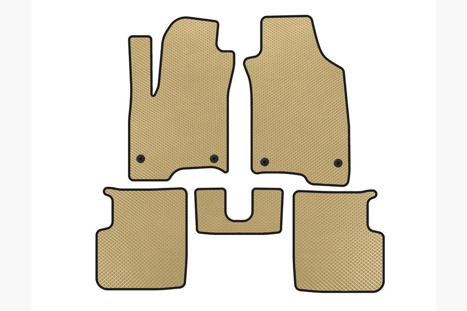 Fiat Panda 2011-2023 Tappetini EVA (Beige) Image