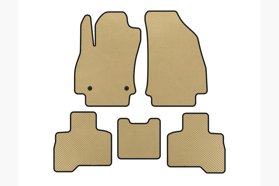 Fiat Fiorino/Qubo 2008-2024 Tappetini EVA (Per Qubo 2008-2016, Beige) Foto 1