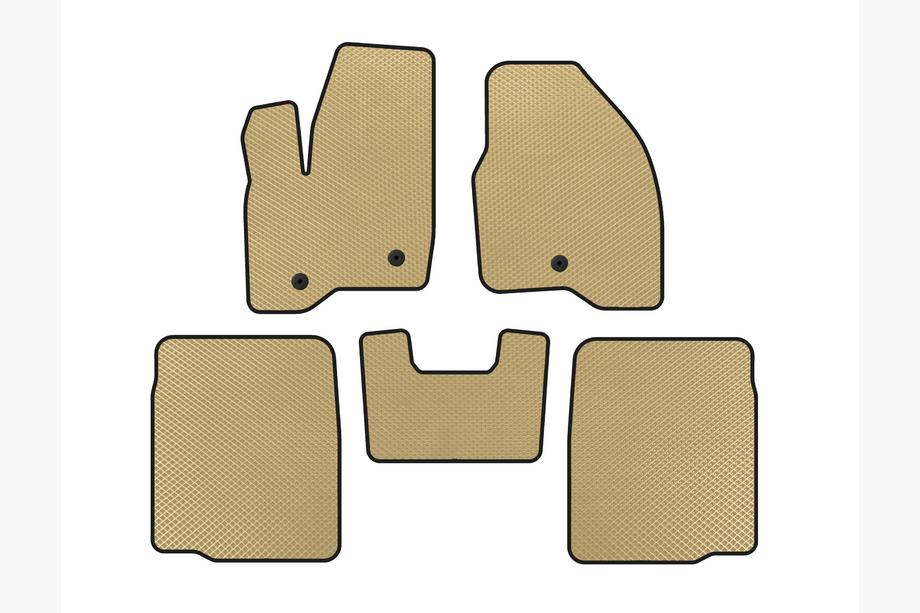 Ford Explorer 2011-2019 Tappetini EVA (2 File, 2011-2015, Beige) Image
