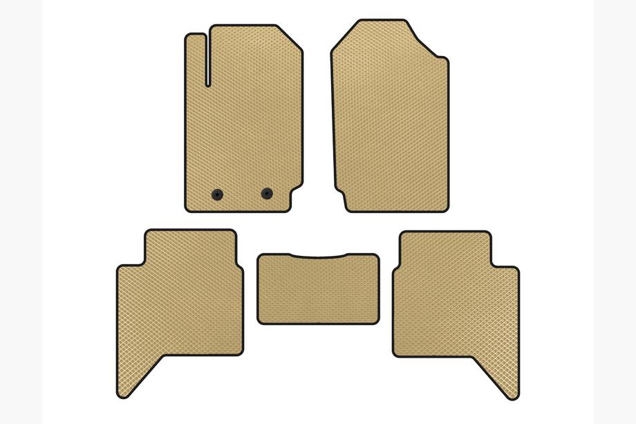 Ford Ranger 2011–2022 Tappetini EVA (Beige) Image