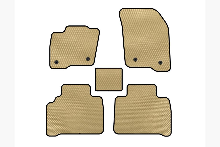 Ford S-Max 2015- Tappetini EVA (Beige) Image
