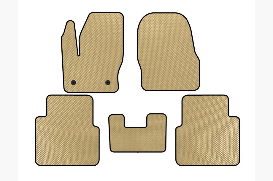 Ford Connect 2014-2021 Tappetini EVA (Beige) Image