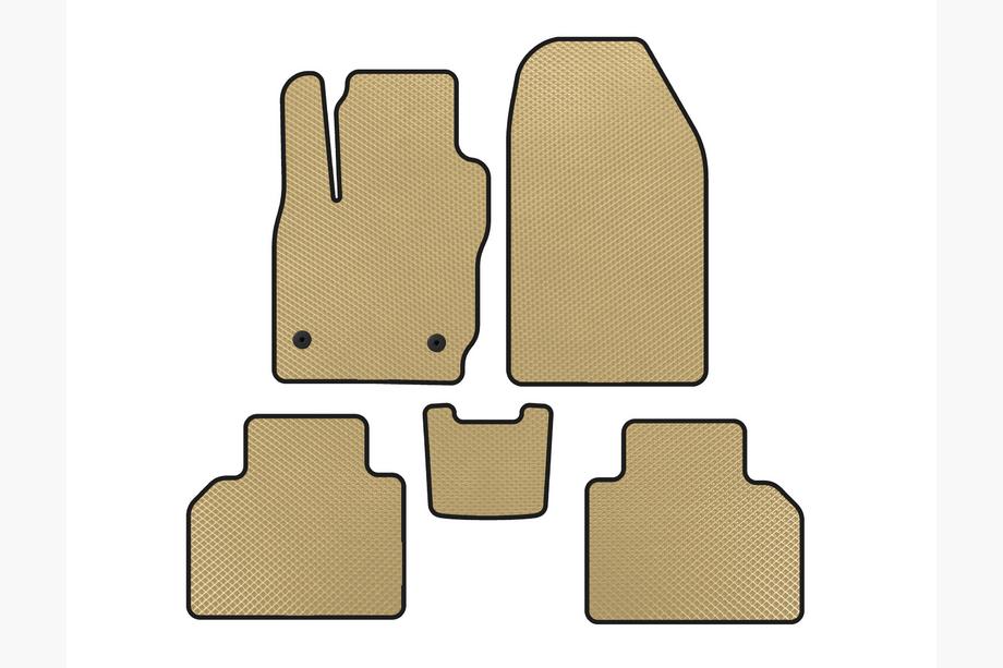 Ford Courier 2014-2023 Tappetini EVA (Beige) Image