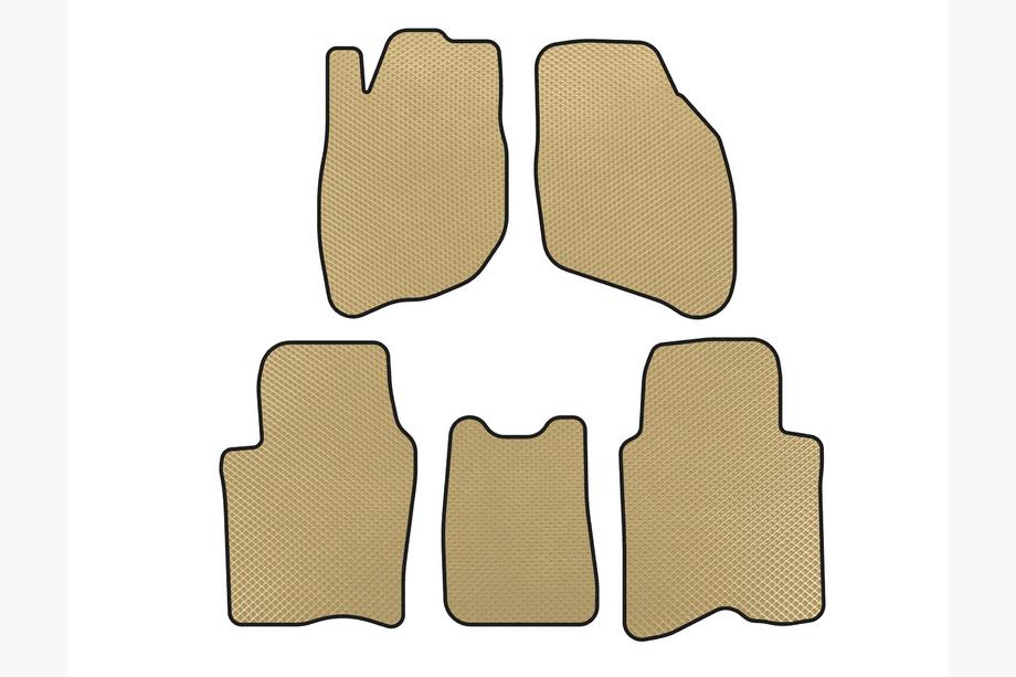 Honda City 2002-2008 Tappetini EVA (SD, Beige) Image