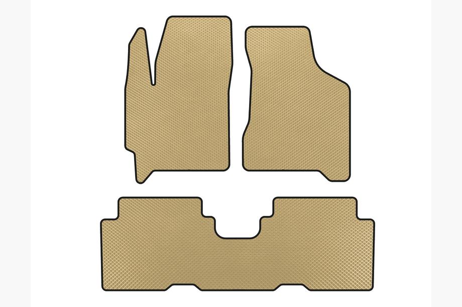 Kia Carens 1999-2012 Tappetini EVA (Beige) Image