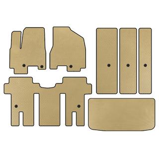 Tappetini EVA (abitacolo completo, Beige)