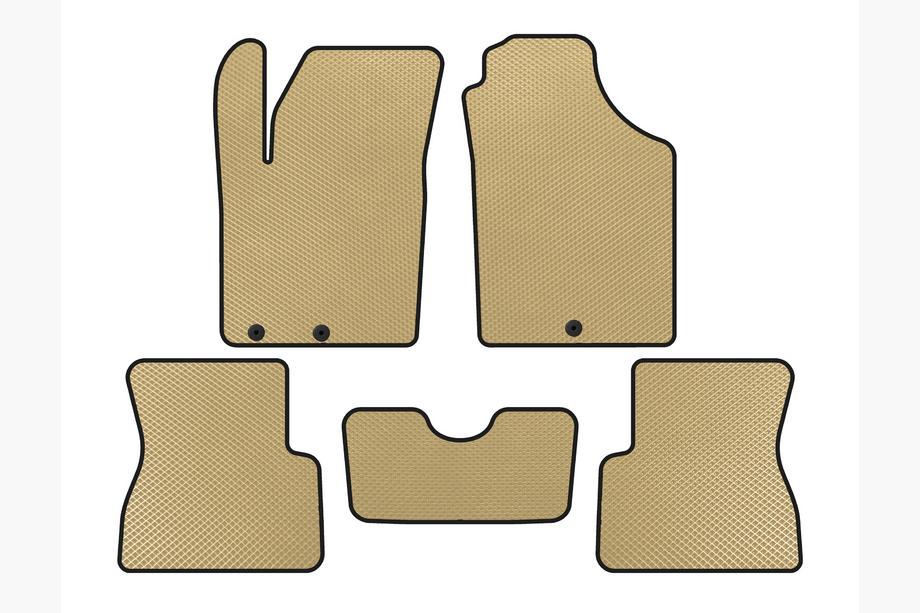 Kia Picanto 2011-2016 Tappetini EVA (Beige) Image