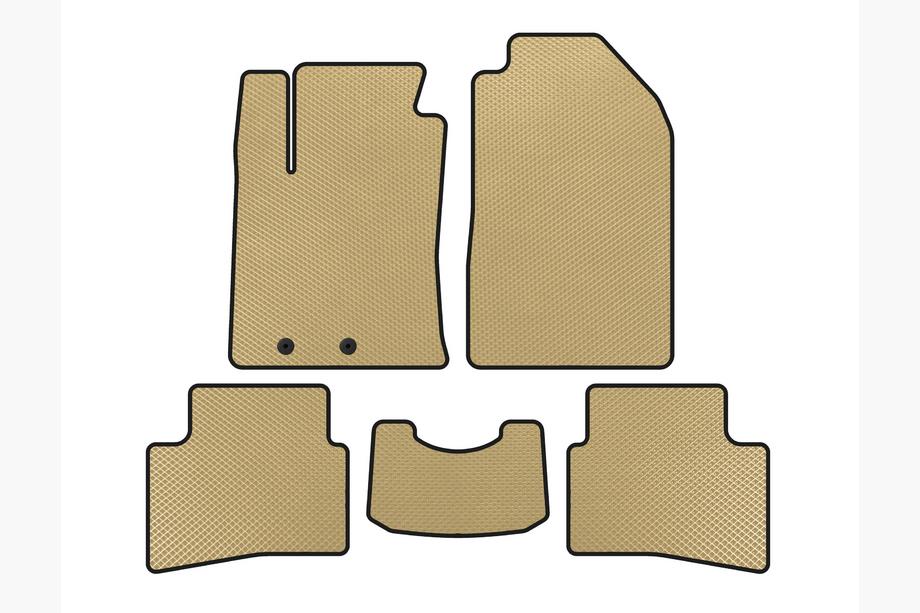 Kia Stonic 2017- Tappetini EVA (2017-2019, Beige) Image