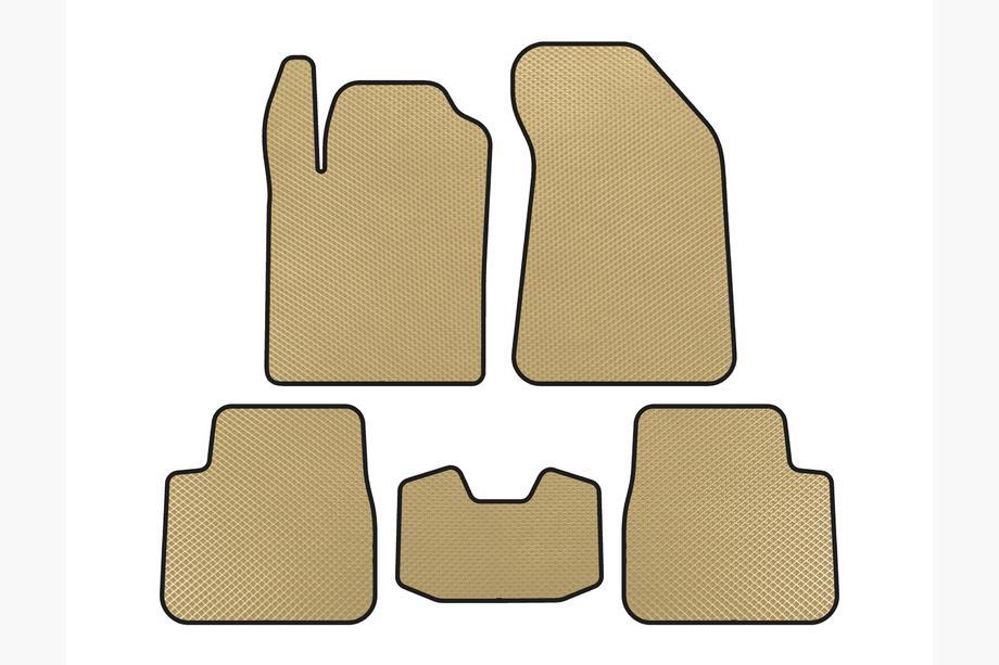 Lancia Delta 2008-2014 Tappetini EVA (Beige) Image