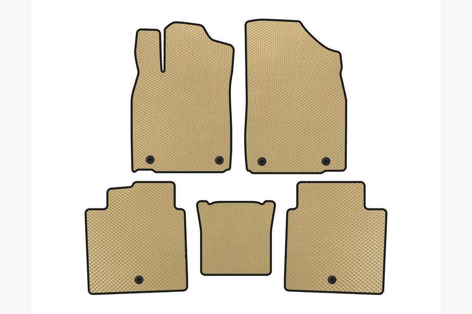 Lexus ES 2012-2018 Tappetini EVA (2012-2015, SD, Beige) Image