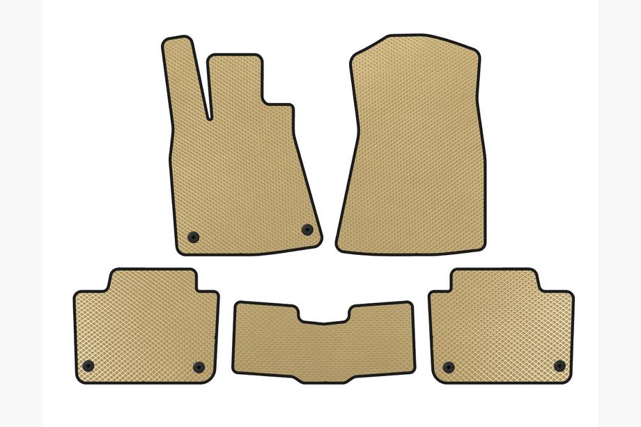 Lexus GS 2005-2011 Tappetini EVA (SD, Beige) Image