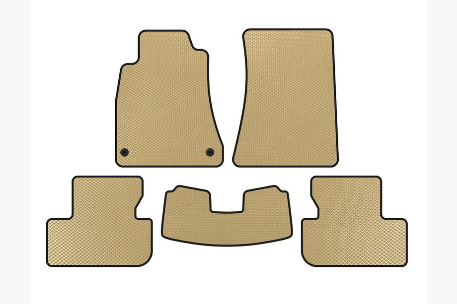 Lexus IS 2005-2013 Tappetini EVA (SD, 2WD, Beige) Image