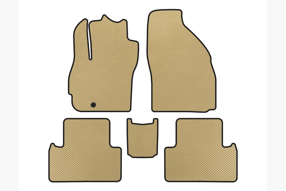 Mazda 5 2005-2009 Tappetini EVA (2 File, 7 Posti, Beige) Image