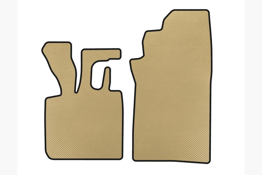 Smart 1998-2007 Tappetini EVA (1998-2003, Cabrio, Beige) Foto 1