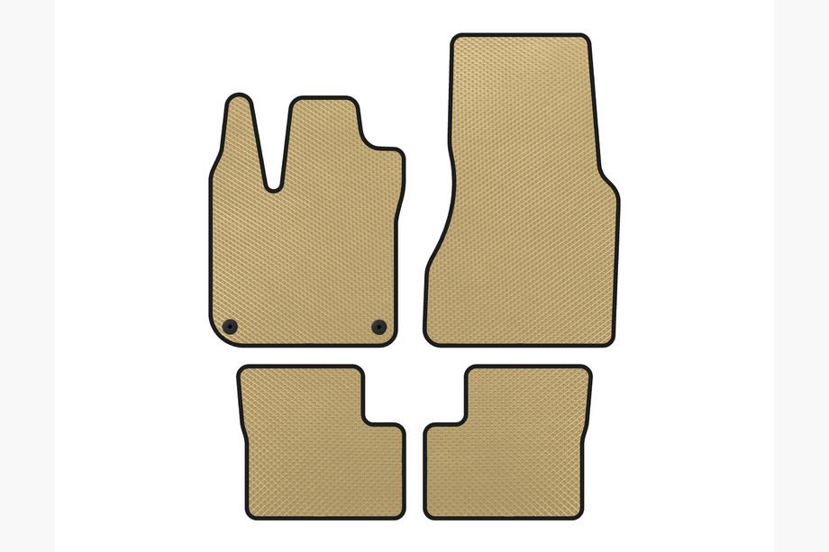 Smart 2014- Tappetini EVA (HB, 5 Porte, Beige) Image