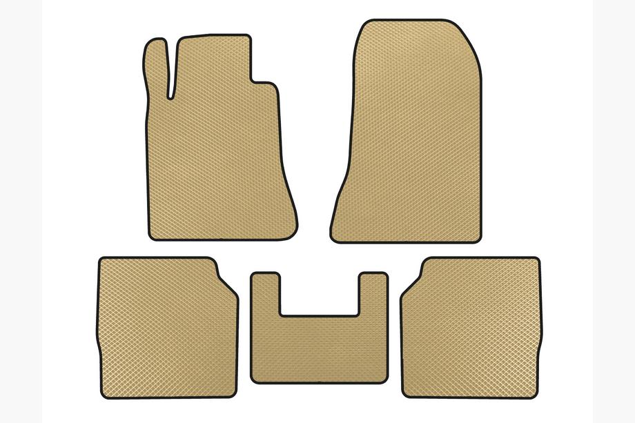 Mercedes S-class W140 1991-1998 Tappetini EVA (SD, Passo Lungo, Beige) Foto 1