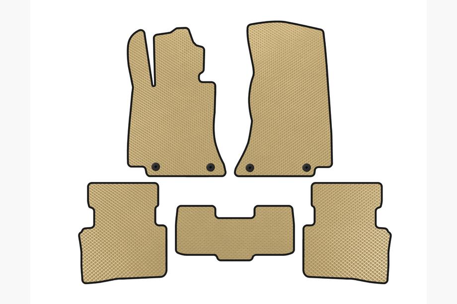 Mercedes C-class W206 2022- Tappetini EVA (SD, Beige) Image