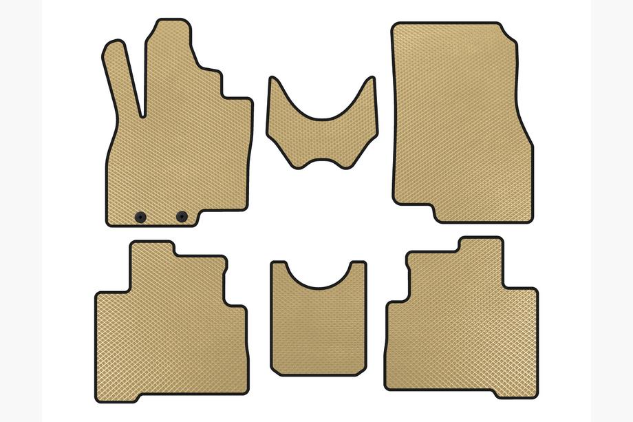 Mitsubishi Grandis 2003-2011 Tappetini EVA (2 File, Beige) Foto 1