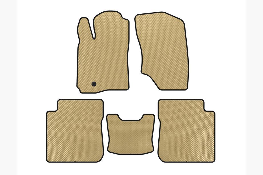 Mitsubishi Outlander 2001-2006 Tappetini EVA (Beige) Image