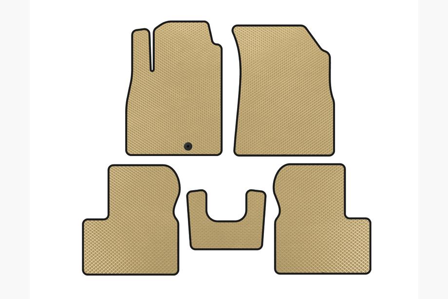 Nissan Micra K13 2011-2016 Tappetini EVA (Beige) Image