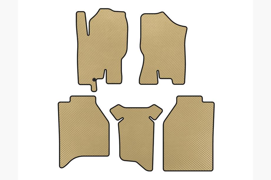 Nissan Navara 2006-2015 Tappetini EVA (senza box, beige) Image