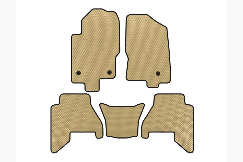Nissan Pathfinder R51 2005-2014 Tappetini EVA V2 (2 file, beige, 2010-2014) Image
