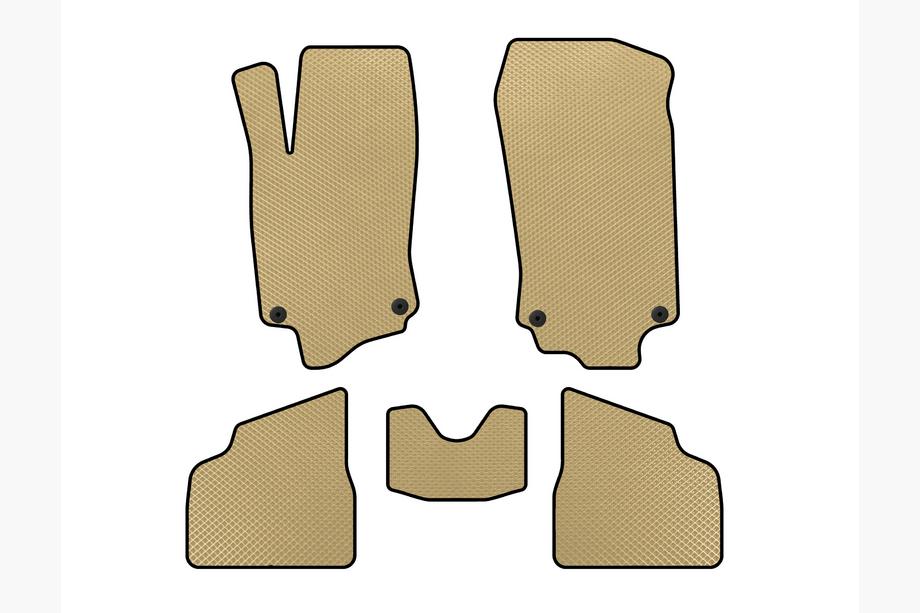 Opel Corsa C 2000-2006 Tappetini EVA (Beige) Image