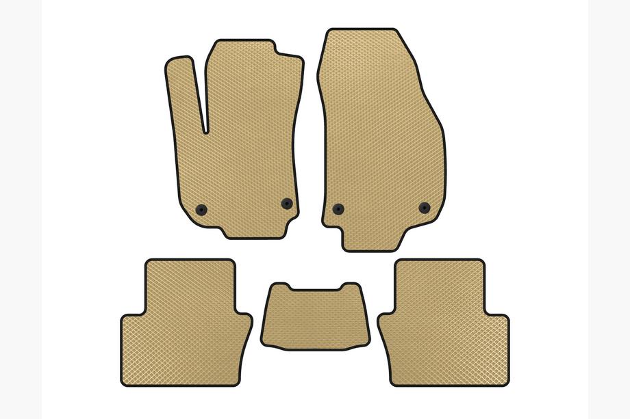Opel Zafira B 2005–2011 Tappetini EVA (2 File, Beige) Image