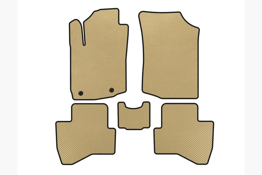 Peugeot 108 2014-2021 Tappetini EVA (HB, Beige) Image