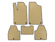 Peugeot 607 1999-2010 Tappetini EVA (SD, Beige) foto 1