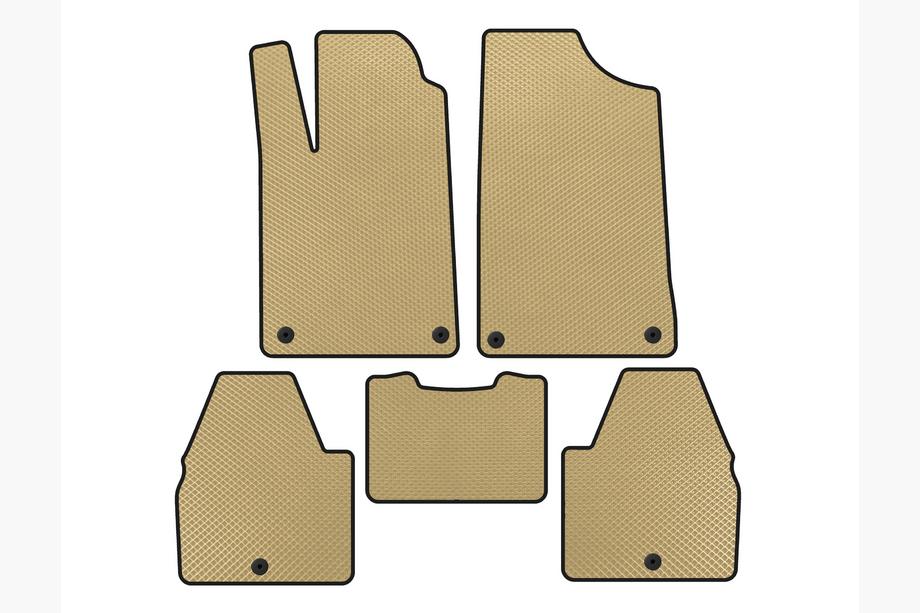 Peugeot 607 1999-2010 Tappetini EVA (SD, Beige) Image