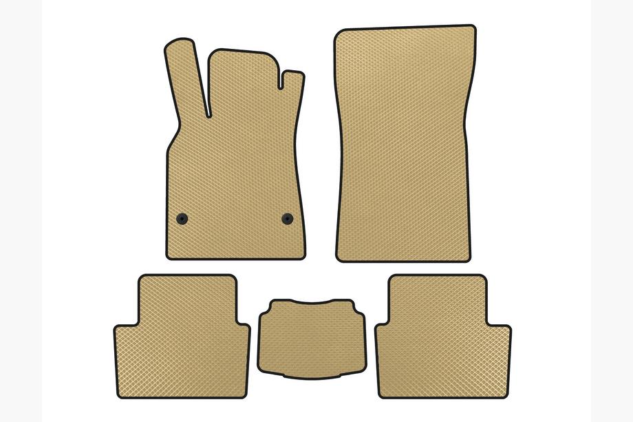 Renault Fluence 2009-2016 Tappetini EVA (SD, Beige) Image